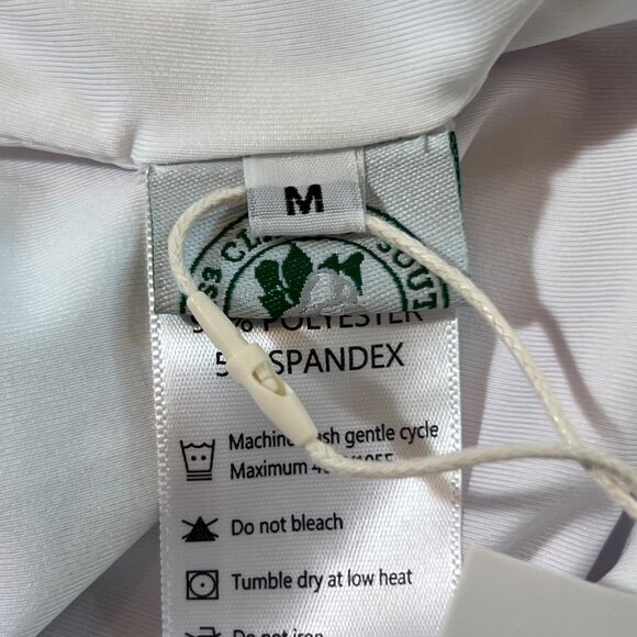 Womens Southern Smock Flamingo Print One-Piece Swimsuit Adjustable Tie Straps-M - Picture 3 of 5